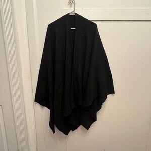 Valerie Louthan 100% Scottish Cashmere Elegant Black Shawl Wrap